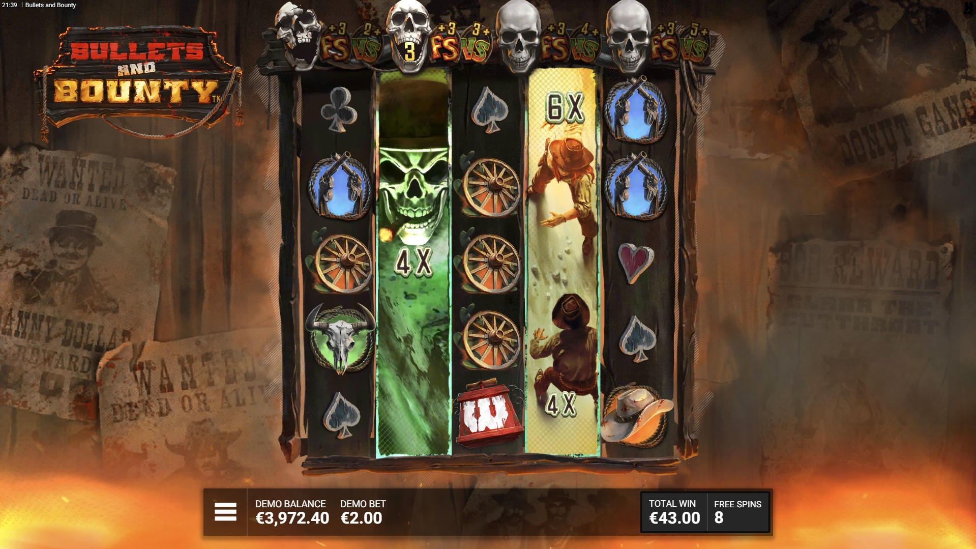 Bullets and Bounty Hacksaw Gaming